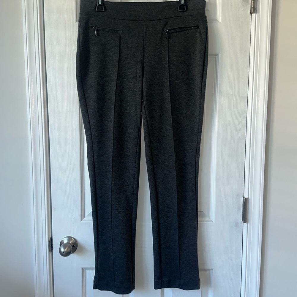 Rafaella black grayish women’s comfort fit slim leg pants size 10 good condition